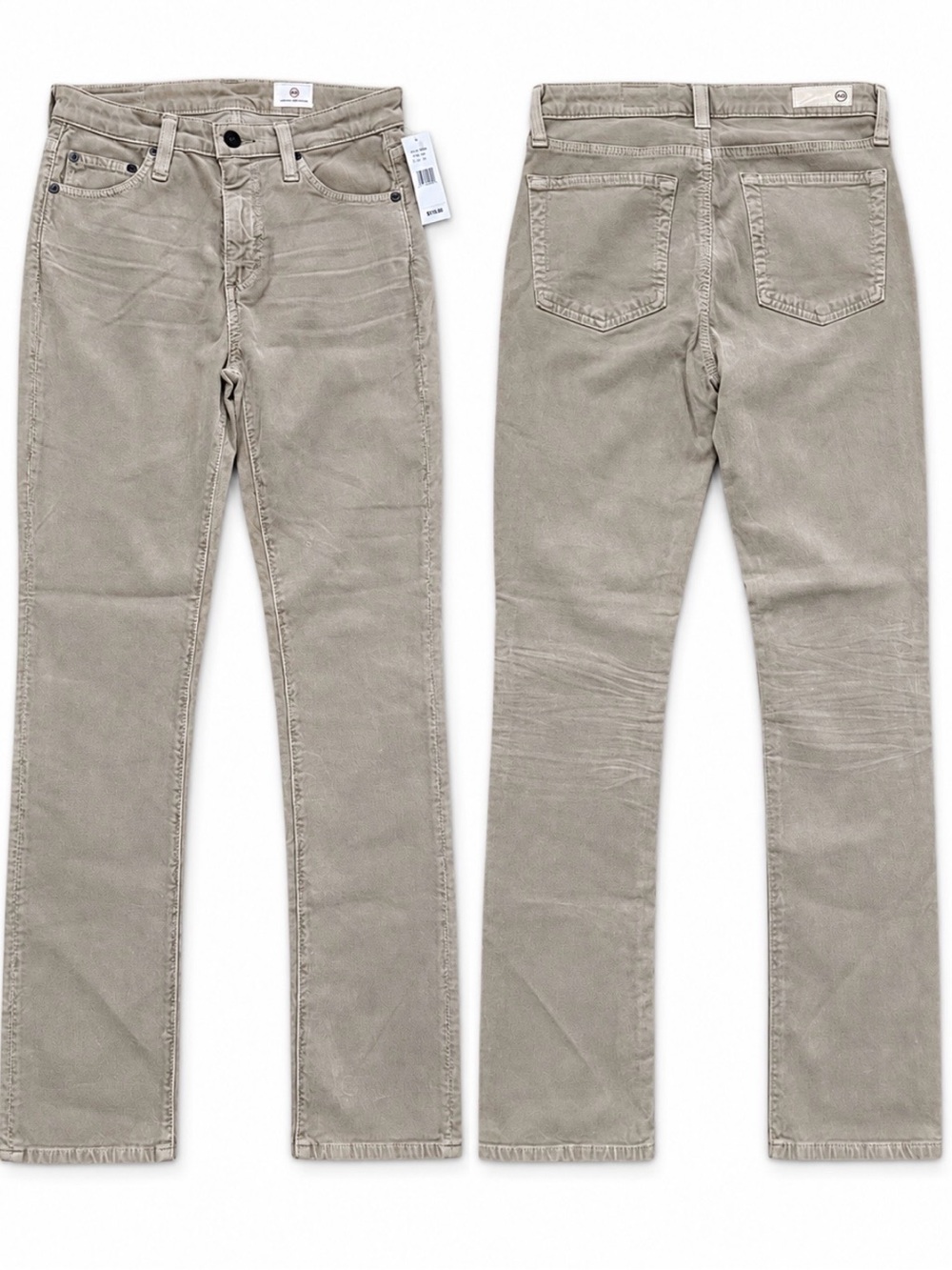 NWT AG Adriano Goldschmied Straight Corduroy Pants - 26